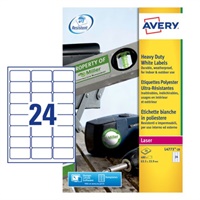 Click here for more details of the Avery Laser Heavy Duty Label 64.6x33.8mm 2