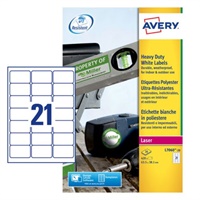 Click here for more details of the Avery Laser Heavy Duty Label 63.5x38mm 21