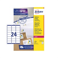 Click here for more details of the Avery Laser Address Label 63.5x33.9mm 24 P