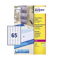 Click here for more details of the Avery Laser Mini Label 38x21mm 65 Per A4 S