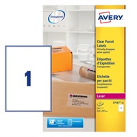 Click here for more details of the Avery Laser Parcel Label 210x297mm 1 Per A