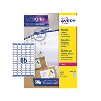 Click here for more details of the Avery Laser Mini Label 38x21mm 65 Per A4 S