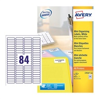 Click here for more details of the Avery Laser Mini Label 46x11mm 84 Per A4 S