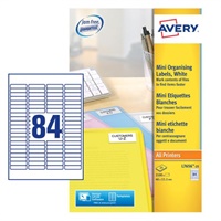 Click here for more details of the Avery Multipurpose Mini Label 46x11mm 84 P