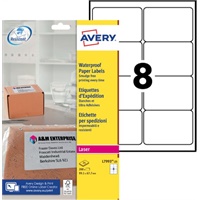 Click here for more details of the Avery Laser Weatherproof Parcel Label 99x6