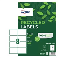 Click here for more details of the Avery Laser Recycled Address Label 99.1x67