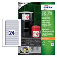 Click here for more details of the Avery Ultra Resistant Labels 11 x 134mm Pe