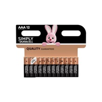 Click here for more details of the Duracell Simply AAA Alkaline Batteries (Pa