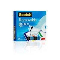 Click here for more details of the Scotch Magic Tape Removable 19mmx33m 70000