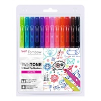 Click here for more details of the Tombow TwinTone Dual Tip Marker 0.8mm and