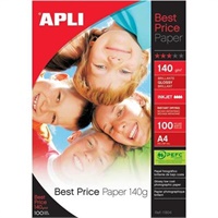 Click here for more details of the Apli Photo Paper A4 140gsm Glossy White (P