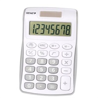 Click here for more details of the Genie 120B 8 Digit Pocket Calculator Silve