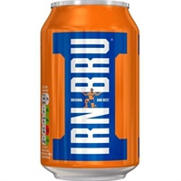 Click here for more details of the Irn Bru Drink Can 330ml (Pack 24) 402034 D