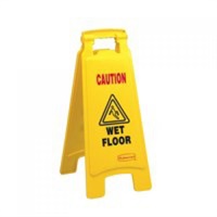 Click here for more details of the ValueX Caution Wet Floor Plastic Sign Yell