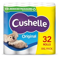 Click here for more details of the Cushelle Toilet Roll 2 Ply White (Pack 32
