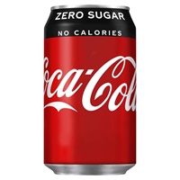 Click here for more details of the Coca Cola Zero Drink Can 330ml (Pack 24) 4