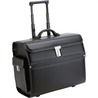 Click here for more details of the Alassio Mondo Trolley Pilot Case Black - 4