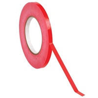 Click here for more details of the ValueX PVC Bag Neck Tape 9mmx66m Red (Pack