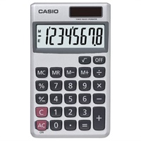 Click here for more details of the Casio SL-300SV 8 Digit Pocket Calculator S
