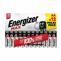 Click here for more details of the Energizer Max AA Alkaline Batteries (Pack