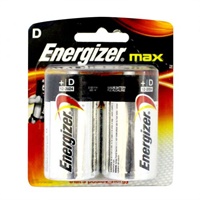 Click here for more details of the Energizer Max D Alkaline Batteries (Pack 2
