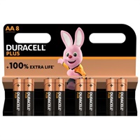 Click here for more details of the Duracell Plus AA Alkaline Batteries (Pack