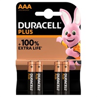 Click here for more details of the Duracell Plus AAA Alkaline Batteries (Pack