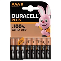 Click here for more details of the Duracell Plus AAA Alkaline Batteries (Pack