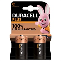 Click here for more details of the Duracell Plus C Alkaline Batteries (Pack 2