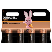 Click here for more details of the Duracell Plus C Alkaline Batteries (Pack 4