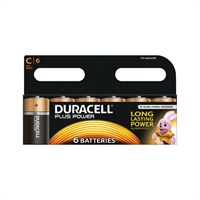 Click here for more details of the Duracell Plus C Alkaline Batteries (Pack 6