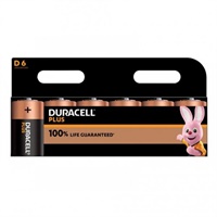 Click here for more details of the Duracell Plus D Alkaline Batteries (Pack 6