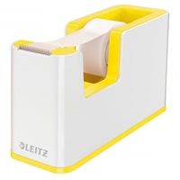 Click here for more details of the Leitz WOW Tape Dispenser White/Yellow 5364