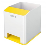 Click here for more details of the Leitz WOW Sound Pen Holder White/Yellow 53