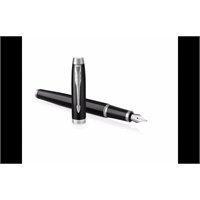 Click here for more details of the Parker IM Fountain Pen Black Barrel Blue I