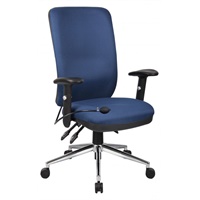 Click here for more details of the Chiro High Back Chair with Arms Blue OP000
