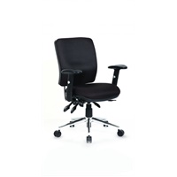 Click here for more details of the Chiro Medium Back Chair with Arms Black OP