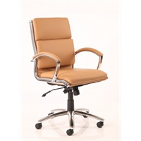 Click here for more details of the Classic Executive Chair Medium Back Tan EX