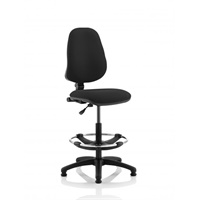 Click here for more details of the Eclipse Plus I Black Chair With Hi Rise Ki