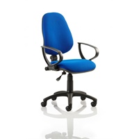 Click here for more details of the Eclipse Plus I Blue Chair With Loop Arms K