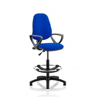 Click here for more details of the Eclipse Plus I Blue Chair With Loop Arms W