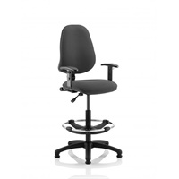 Click here for more details of the Eclipse Plus I Charcoal Chair With Adjusta