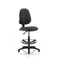 Click here for more details of the Eclipse Plus I Charcoal Chair With Hi Rise