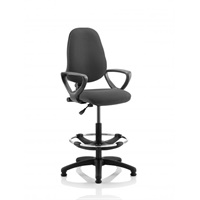 Click here for more details of the Eclipse Plus I Charcoal Chair With Loop Ar