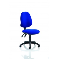 Click here for more details of the Eclipse Plus II Chair Blue Without Arms OP
