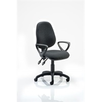 Click here for more details of the Eclipse Plus II Chair Charcoal Loop Arms K