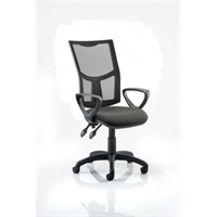Click here for more details of the Eclipse Plus II Mesh Chair Black Loop Arms