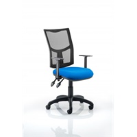 Click here for more details of the Eclipse Plus II Mesh Chair Blue Adjustable