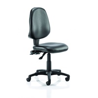 Click here for more details of the Eclipse Plus II Vinyl Chair Black Without