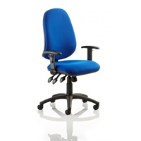 Click here for more details of the Eclipse Plus XL Chair Blue Adjustable Arms